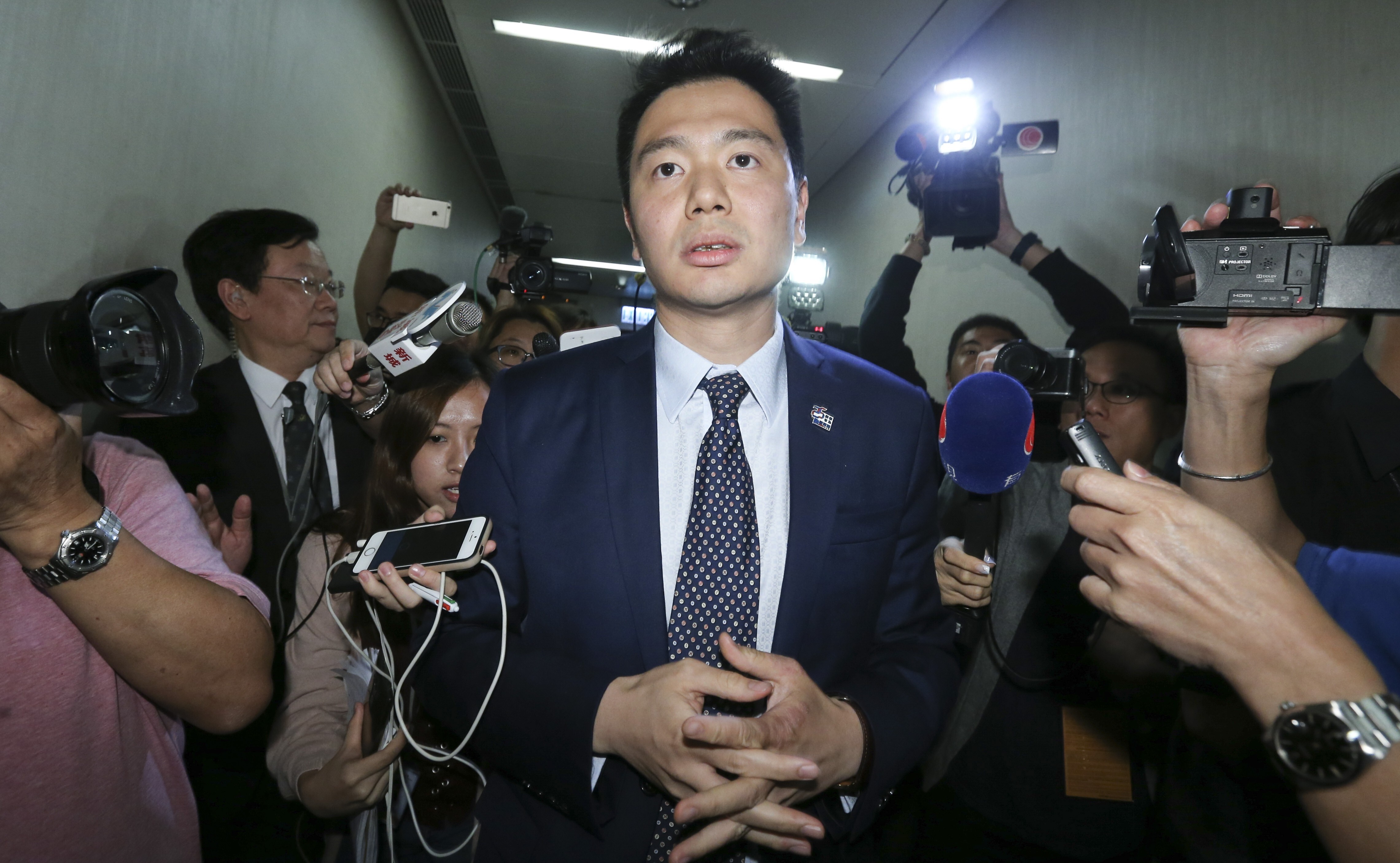 Lawmaker Holden Chow, a member of the Democratic Alliance for the Betterment and Progress of Hong Kong. Photo: Dickson Lee