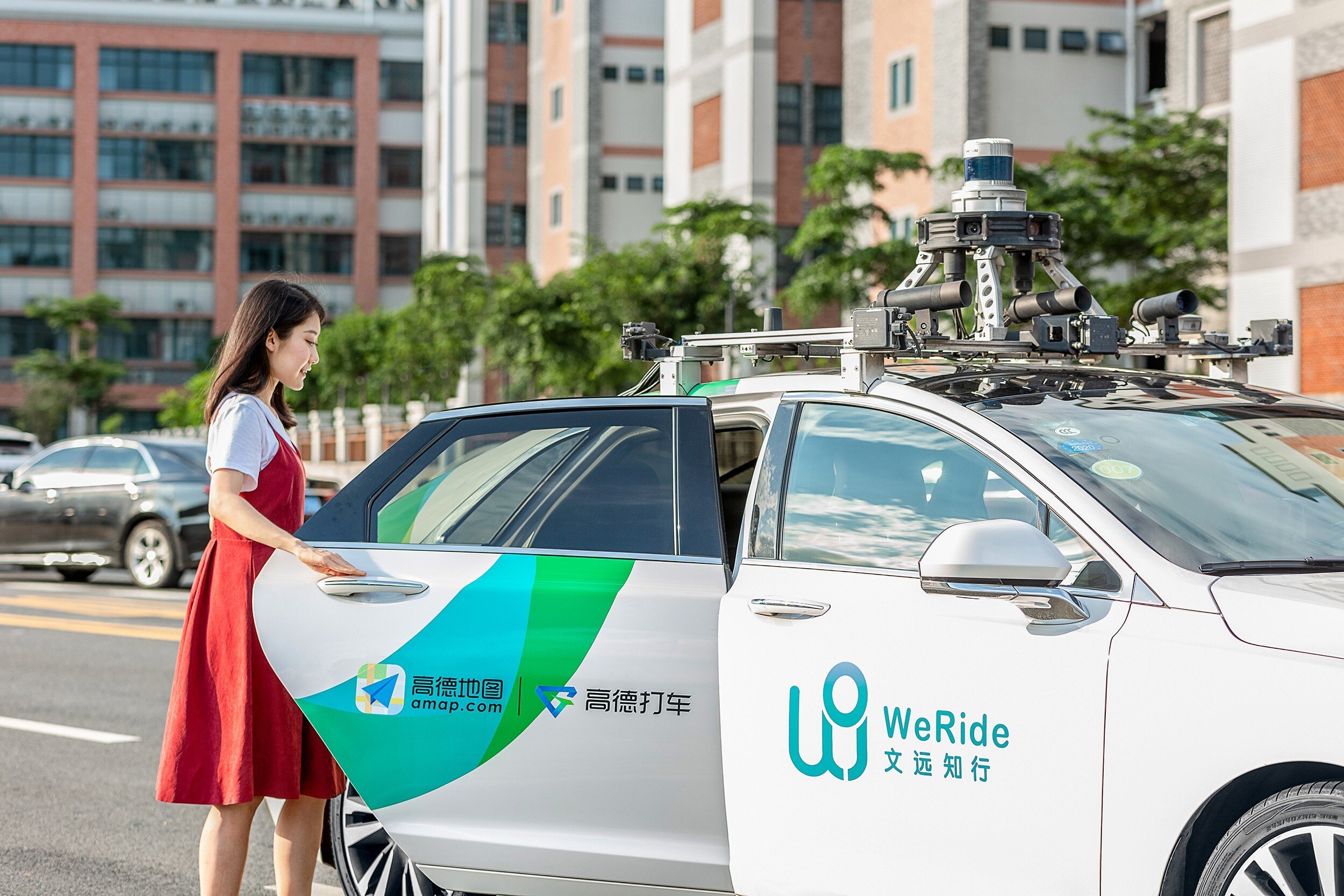 Chinese autonomous vehicle firms such as WeRide, Pony.ai, AutoX, Neolix and Didi are launching their own robotaxis and contactless grocery services in different cities in China. Photo: Handout