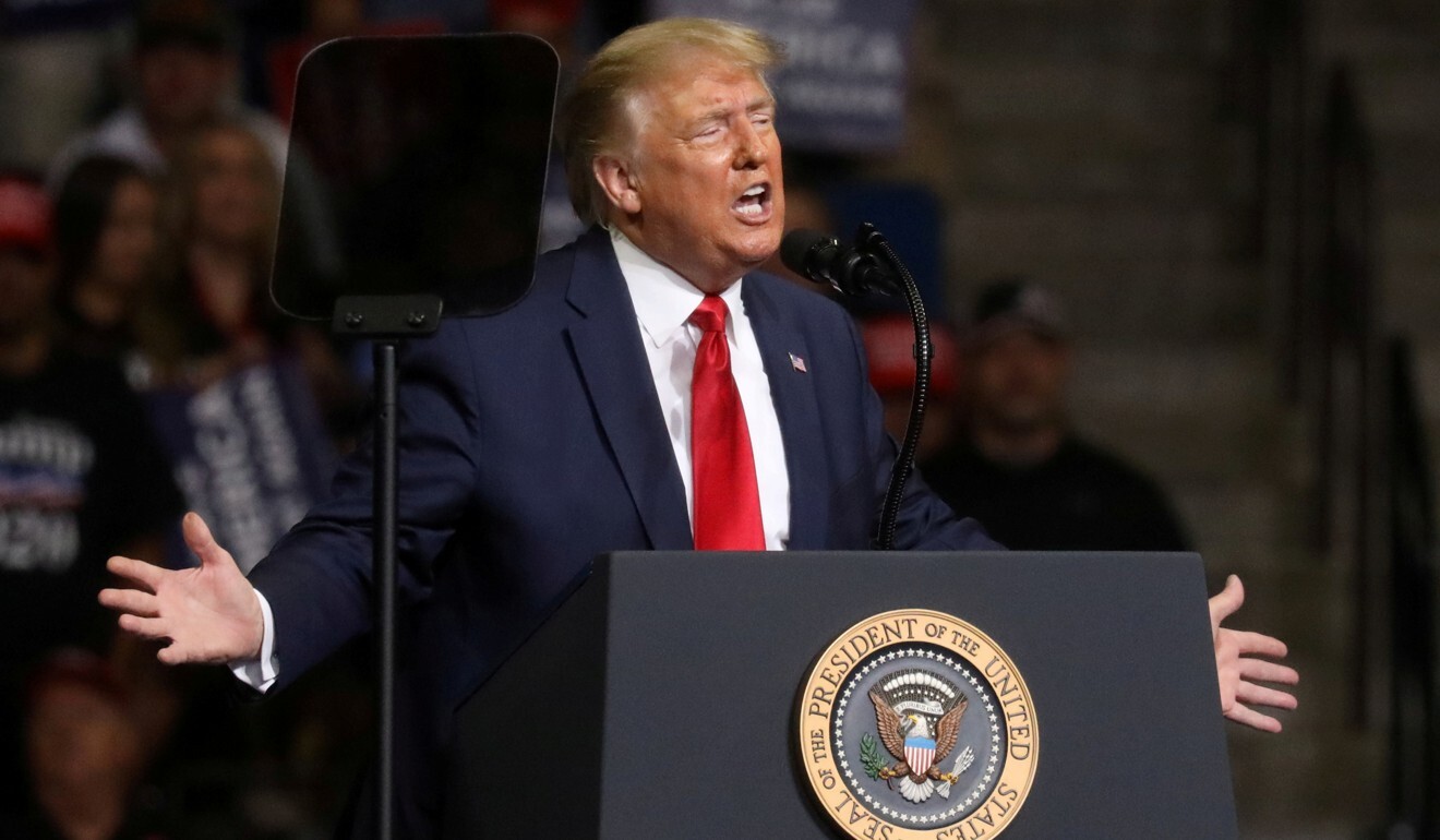 President Donald Trump said in April that Beijing would do “anything they can” to thwart his re-election. Photo: Reuters