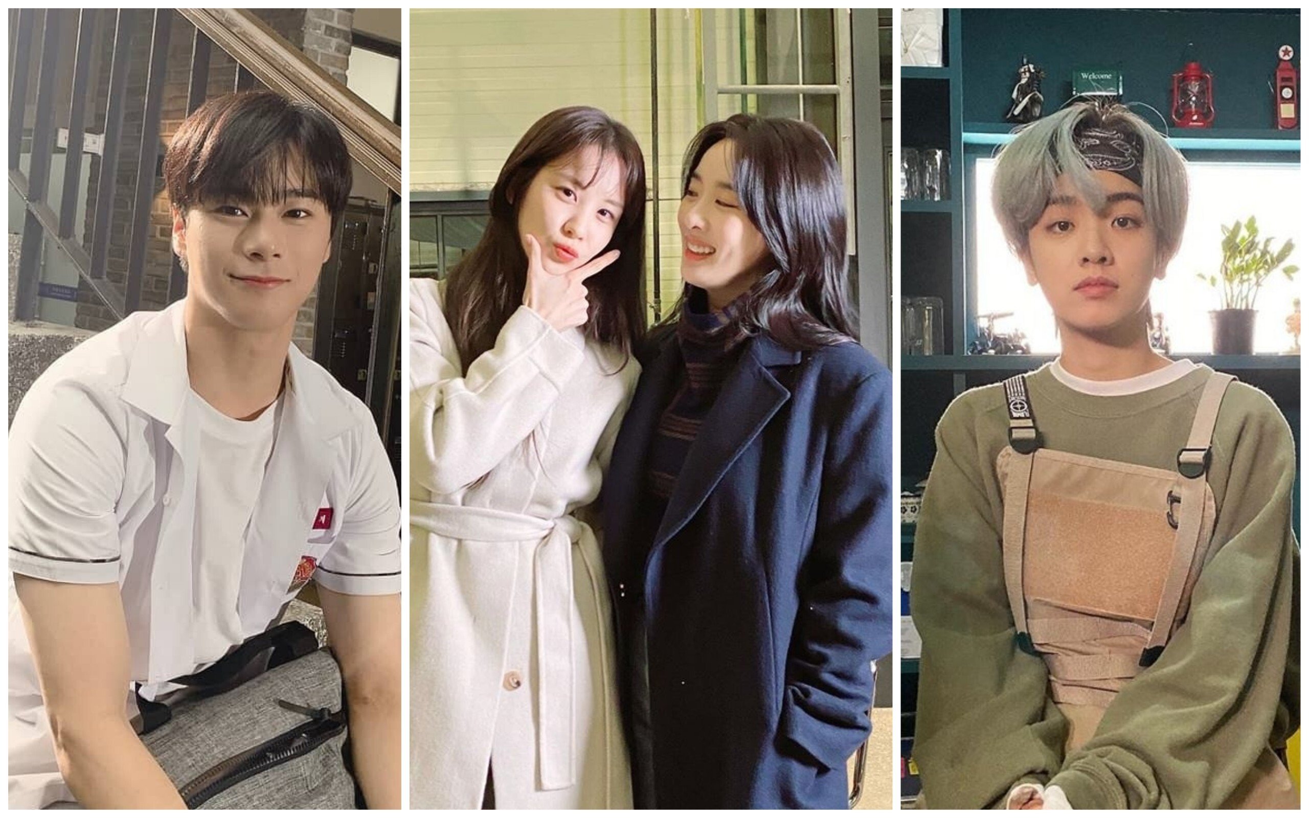 Korean drama actors Moon Bin, Seohyun and Lee Chung-ah and Lee Joo-young have all portrayed LGBT characters on screen. Photo: Instagram