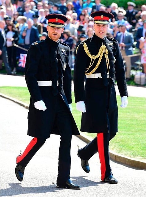 Prince Harry and Prince William both served in the British military. Photo: @dnaroyals/Instagram