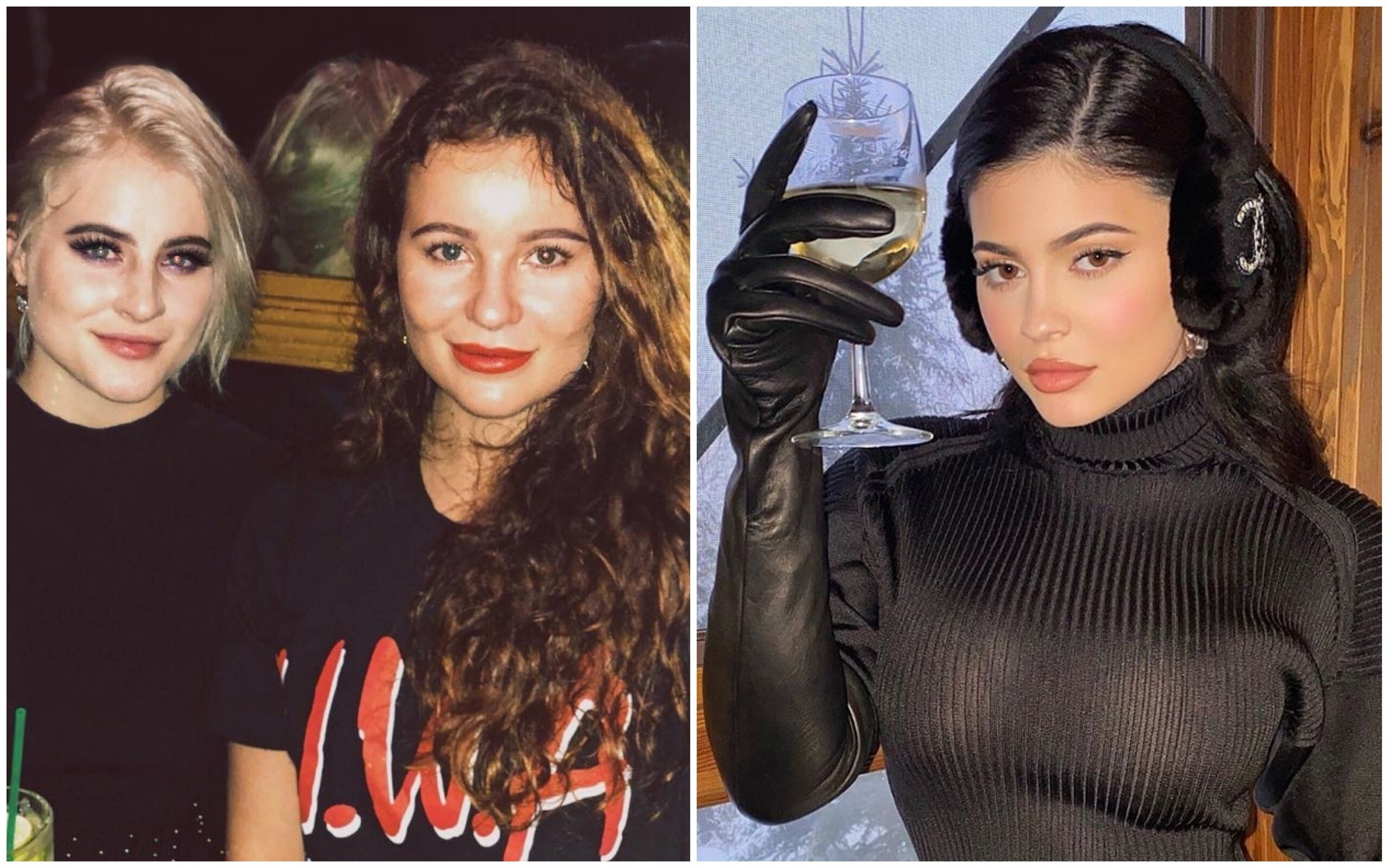 Sisters Katharina and Alexandra Andresen (left) and Kylie Jenner – three super-rich young women with very different thoughts on how best to spend their money. Photos: Instagram