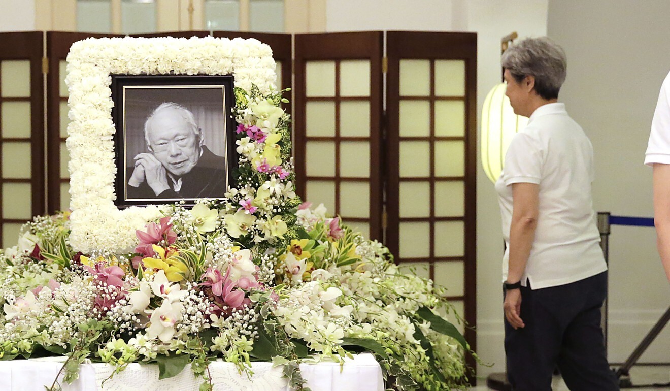 Analysts say the PAP’s vote share in 2015 was boosted amid an outpouring of gratitude following the death that year of party founder and Singapore’s first prime minister, Lee Kuan Yew. Photo: AP