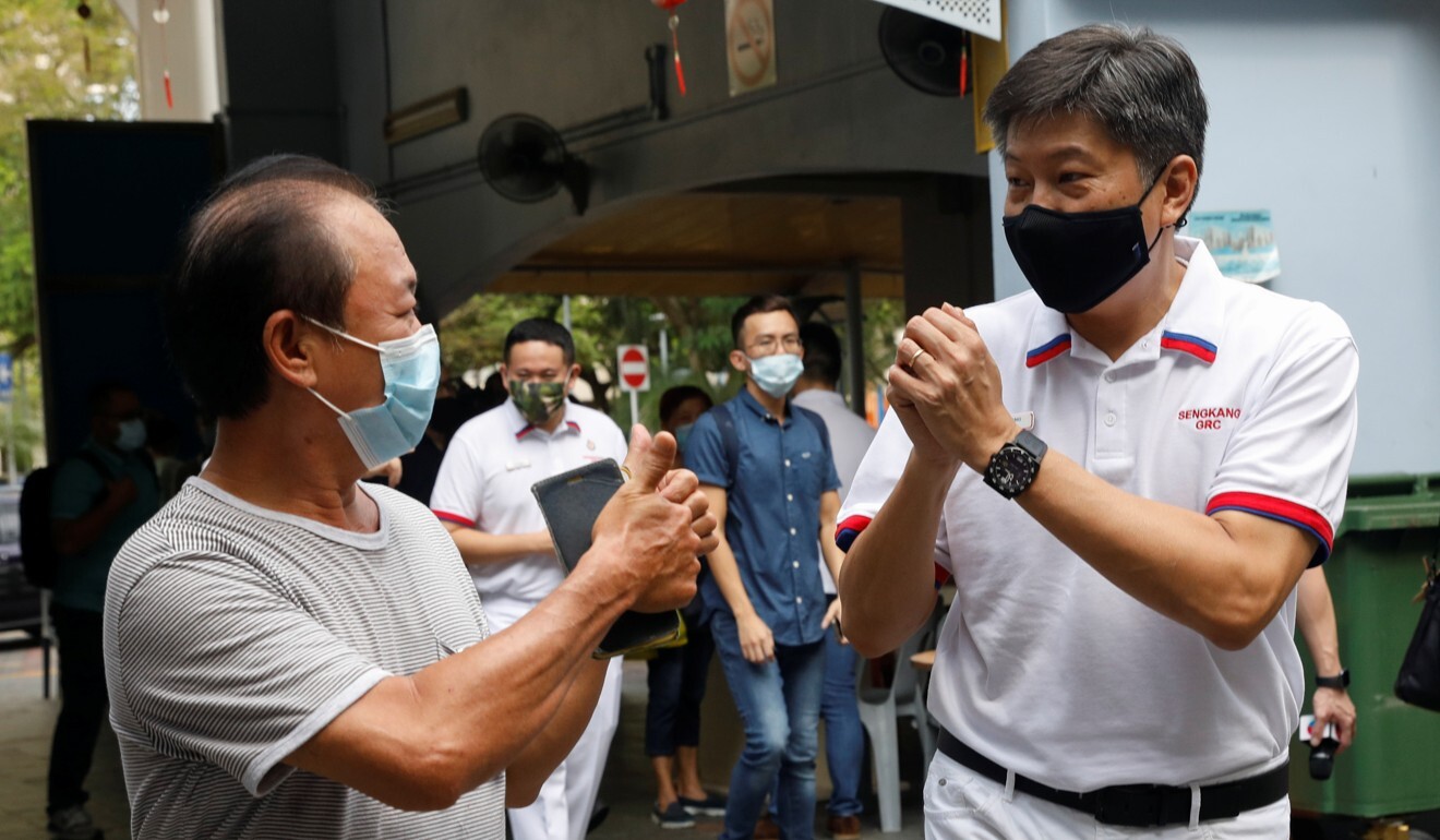 Ng Chee Meng of the People's Action Party pictured on the campaign trail on June 28. Photo: Reuters