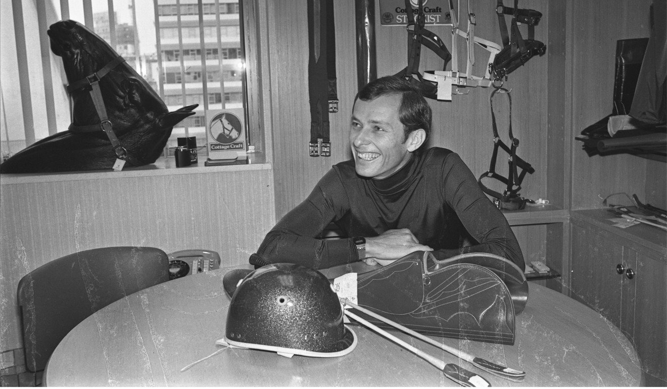 Jockey John Moore at an interview in 1978. Photo: SCMP