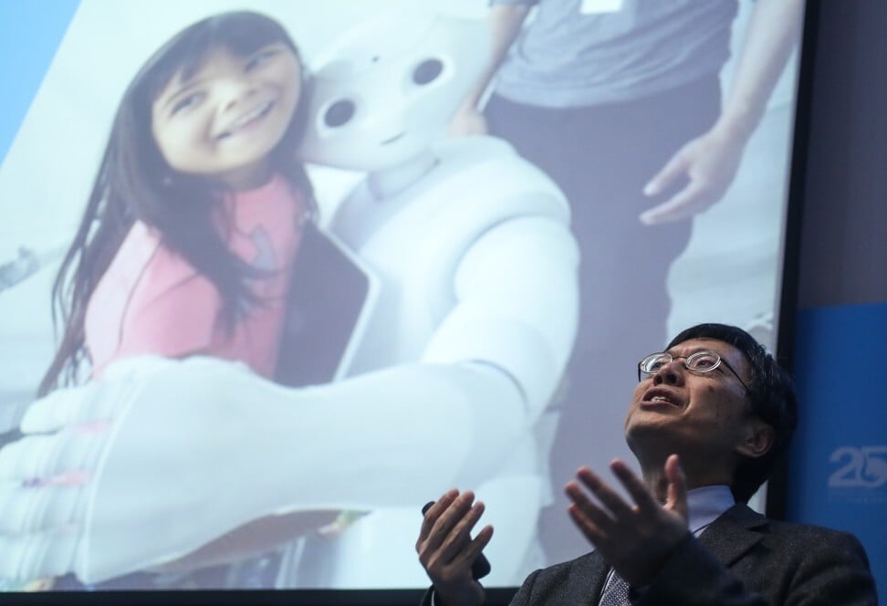 Harry Shum, former executive vice resident of Microsoft's Artificial Intelligence and Research Group, will be the chairman for the new Xiaoice venture. Photo: SCMP