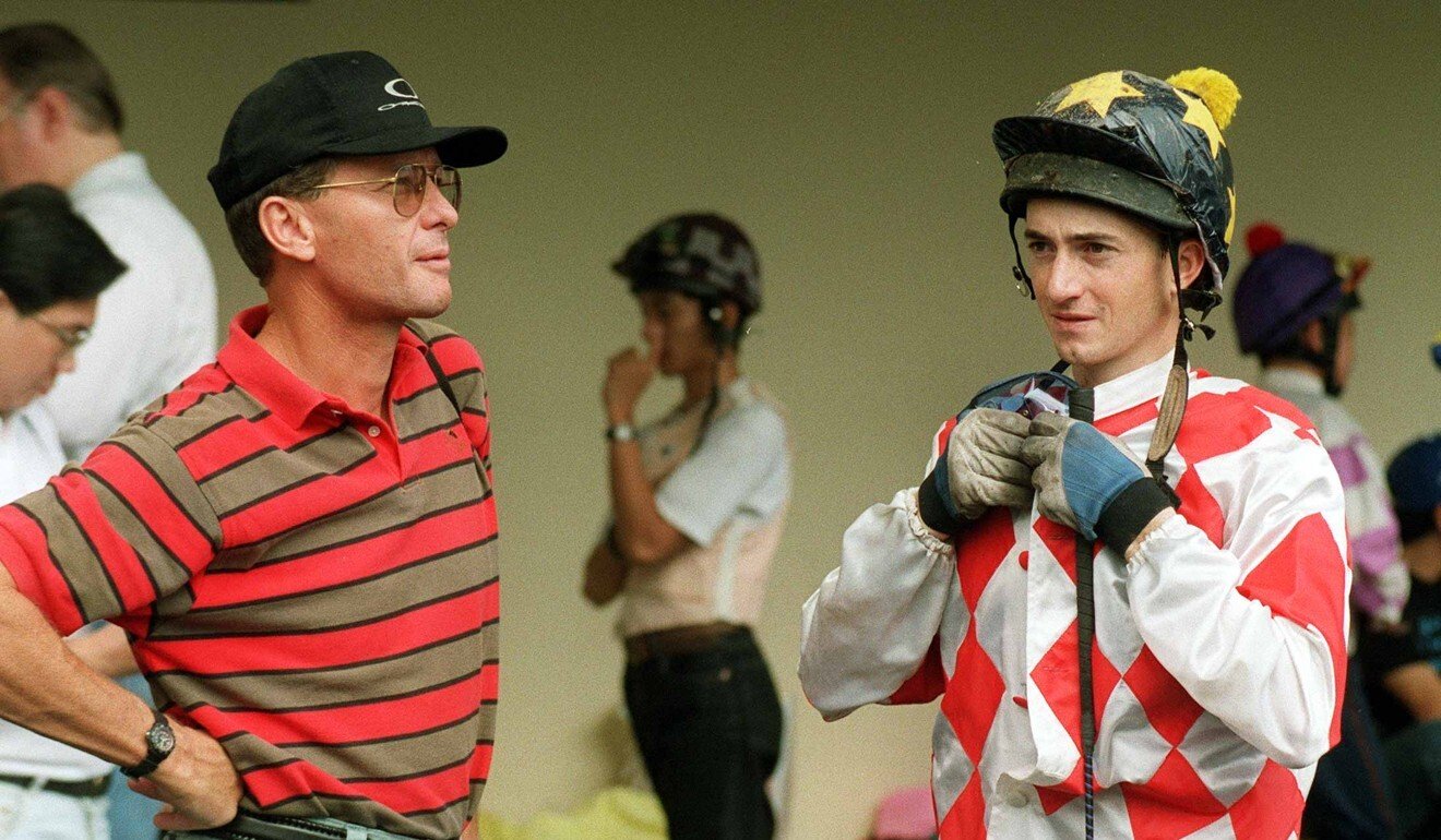 John Moore (left) and Douglas Whyte at the trials in 1996. Photo: SCMP