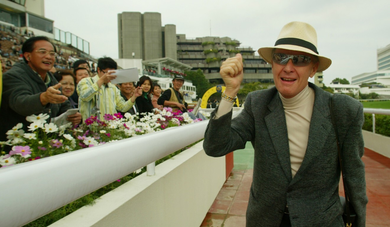 John Moore celebrates a big win in 2006. Photo: SCMP