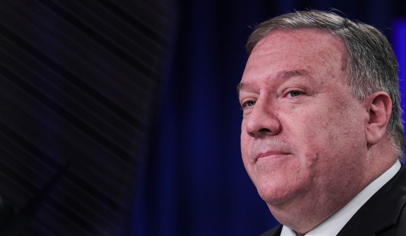 US Secretary of State Mike Pompeo says Beijing’s assertions of sovereignty in the South China Sea are “completely unlawful”. Photo: AFP