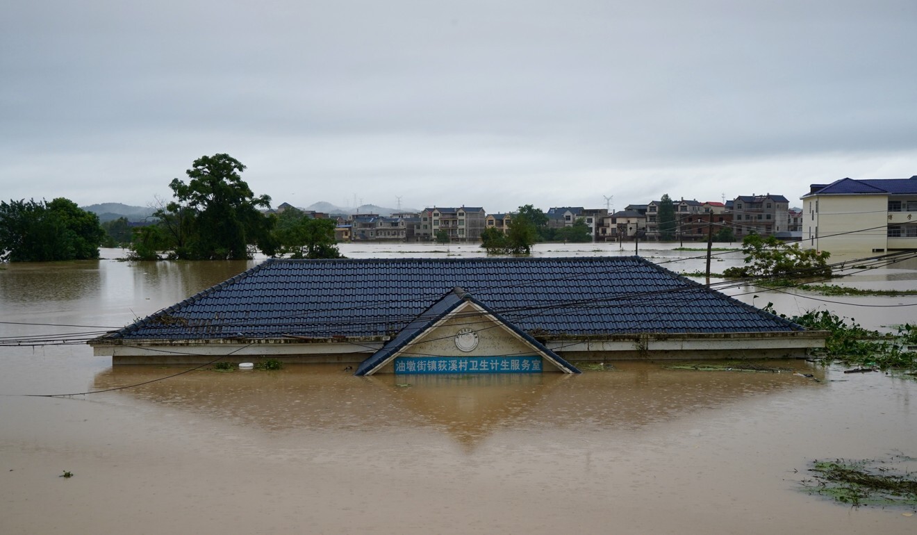 Many parts of Jiangxi have been inundated. Photo: Tom Wang