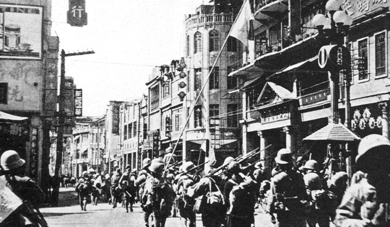 Japanese troops enter Guangzhou during their brutal occupation of China. Photo: Handout