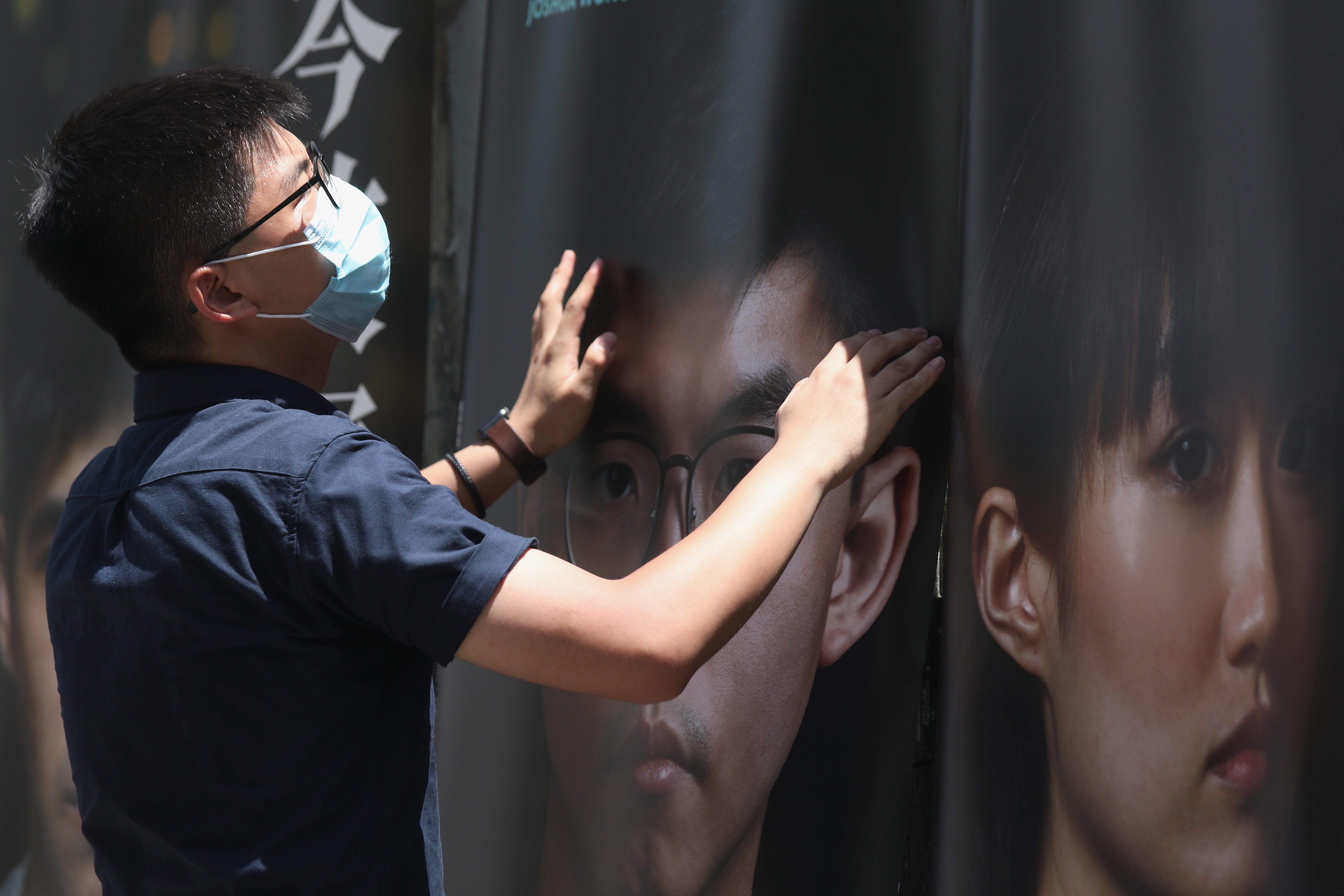 Joshua Wong, who hopes to run for a seat in Hong Kong’s Legislative Council elections in September, has said he will not sign a document pledging allegiance to the city and Basic Law. Photo: Xiaomei Chen