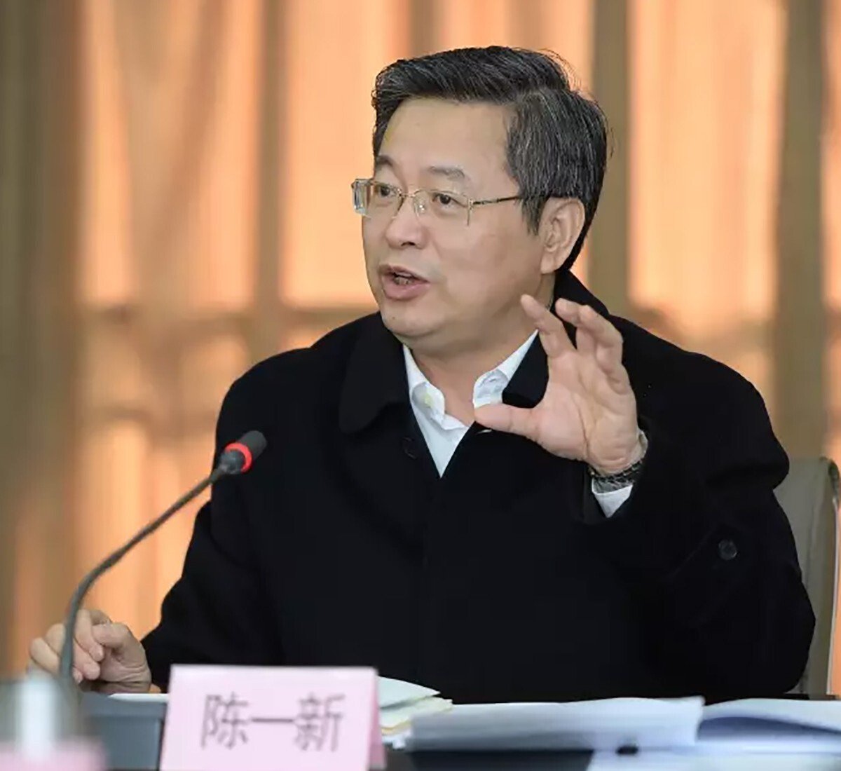 Chen Yixin compared the new campaign to the Yanan Rectification Movement, a political and ideological purge in the 1940s. Photo: Handout