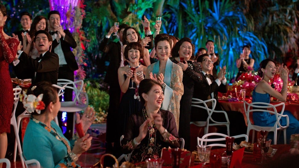 Michelle Yeoh (centre) in Crazy Rich Asians. Photo: Handout