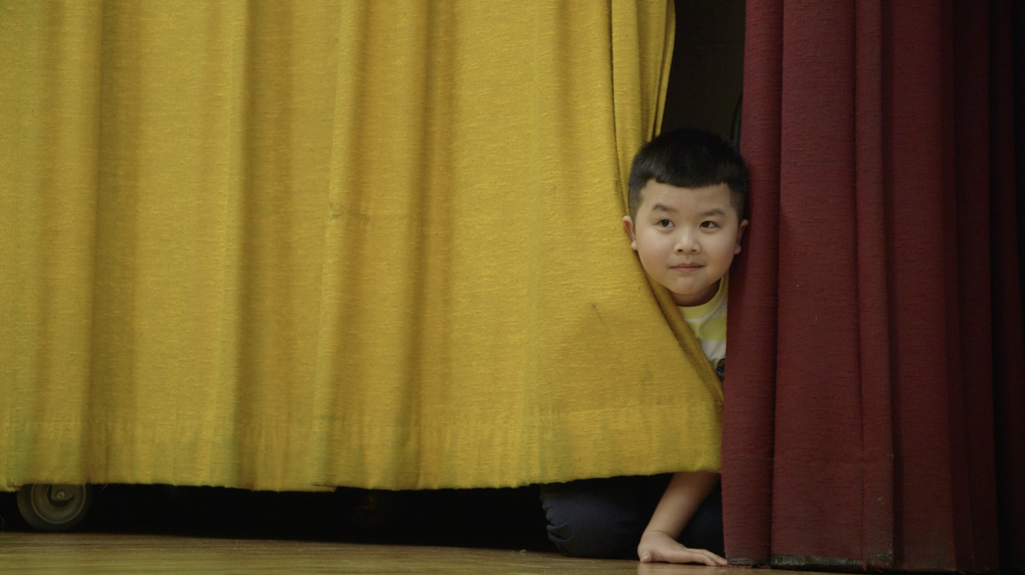 A student at rehearsal as part of the PS 124 Theatre Club.