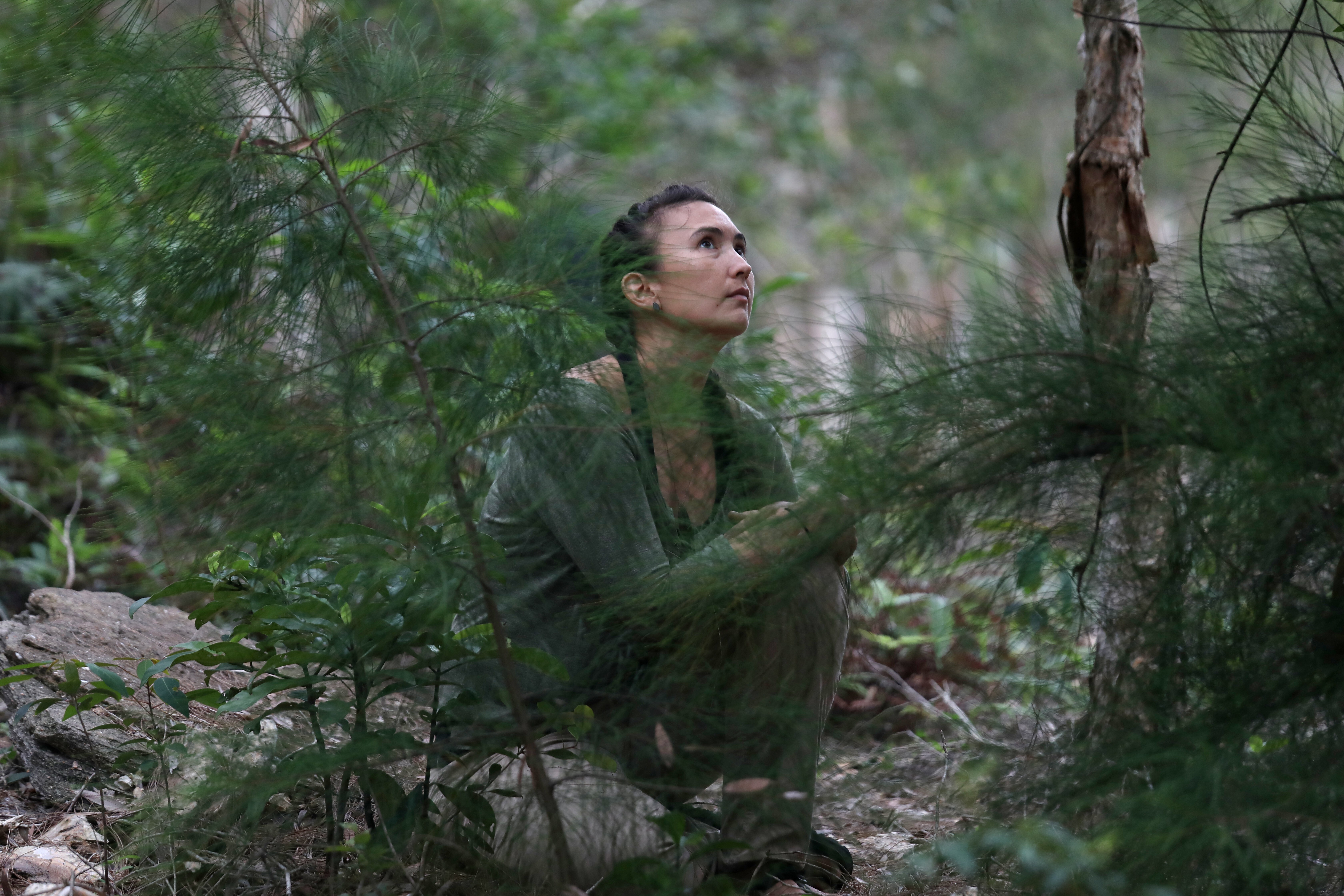 Jasmine Nunns, a certified forest therapy guide, founded her Hong Kong company, Kembali, to encourage city residents to reconnect with nature through forest therapy walks and workshops. Photo: Xiaomei Chen