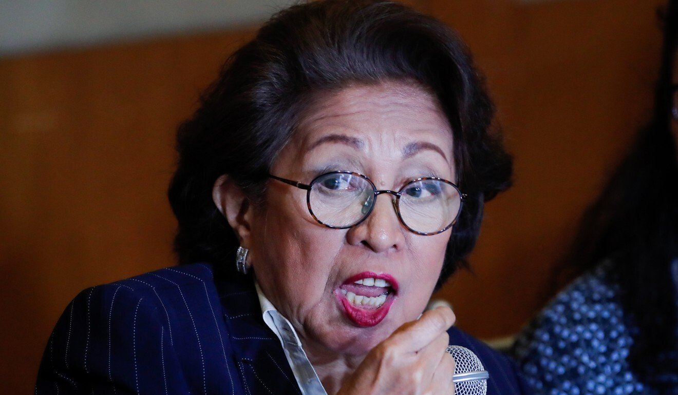 Former Philippines Supreme Court justice Conchita Carpio-Morales. Photo: EPA