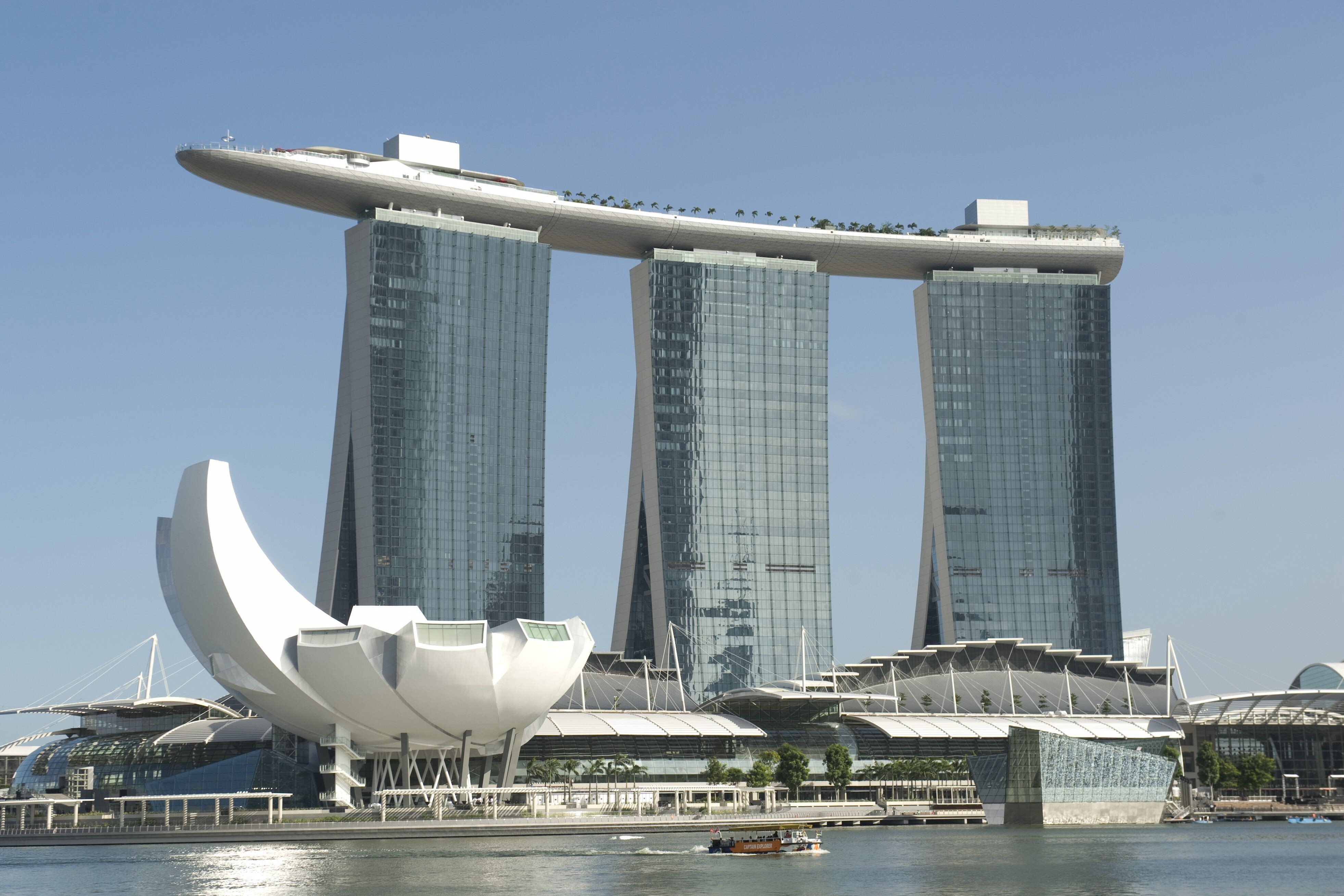 Singapore's Marina Bay Sands casino, owned by US billionaire