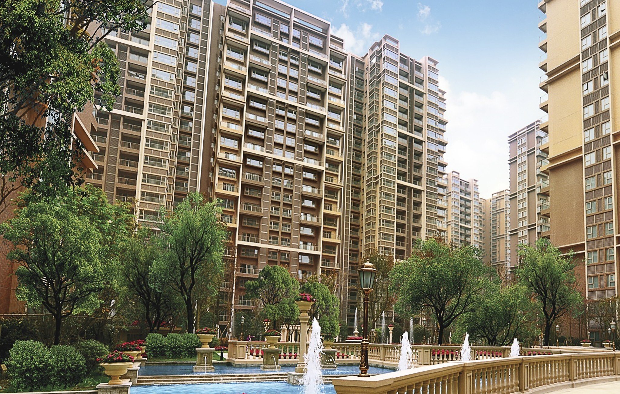 Chengdu Le Parc is a mixed residential and commercial project in the capital of Sichuan province. Photo: Handout