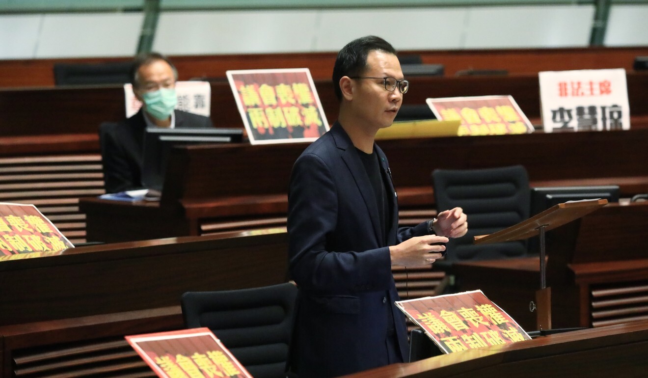Civic Party lawmaker Dennis Kwok is among opposition figures undergoing scrutiny as part of their election bids. Photo: May Tse