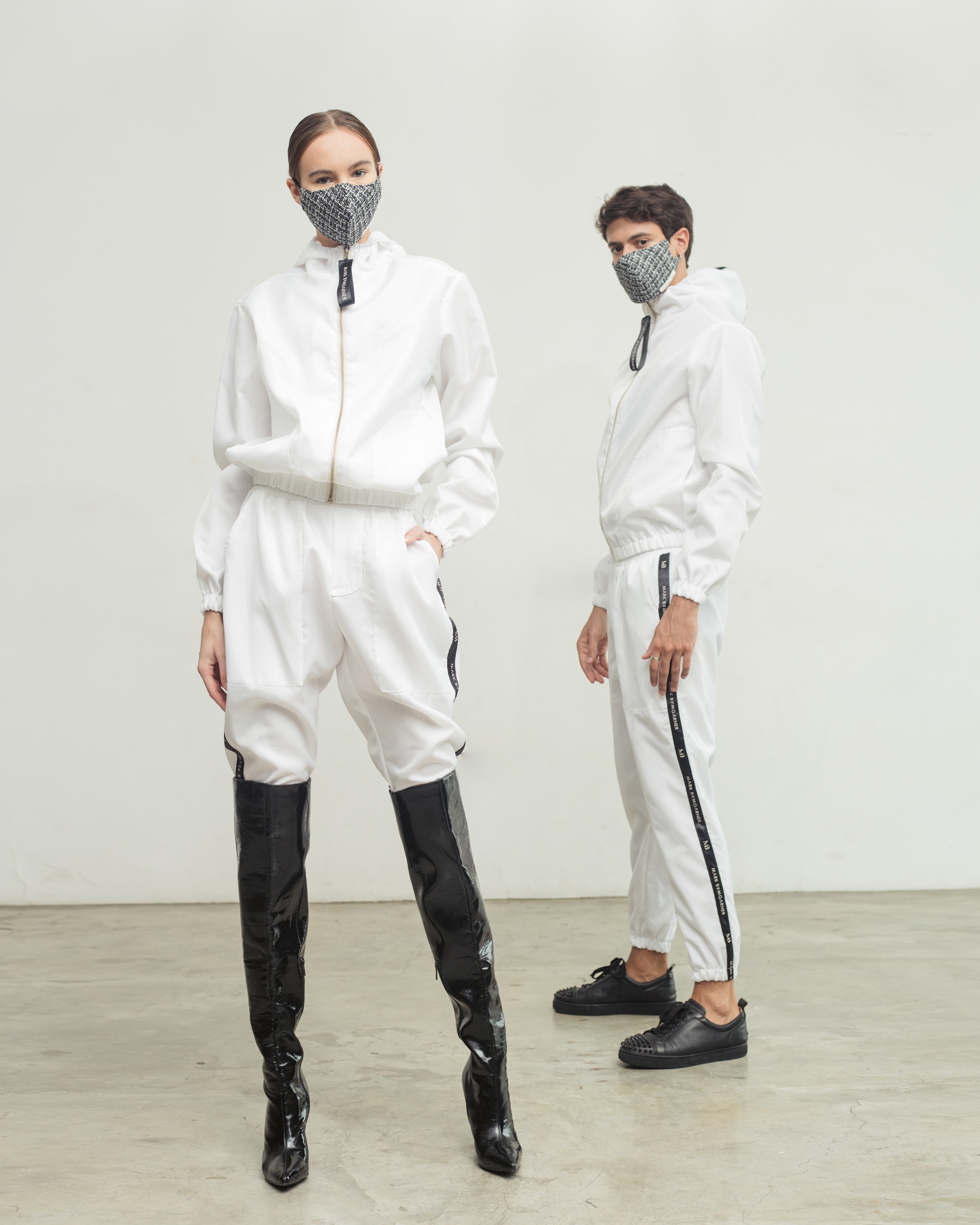 Philippines fashion-forward PPE from Mark Bumgarner’s collection ‘The Armor Project’. Photo: Handout