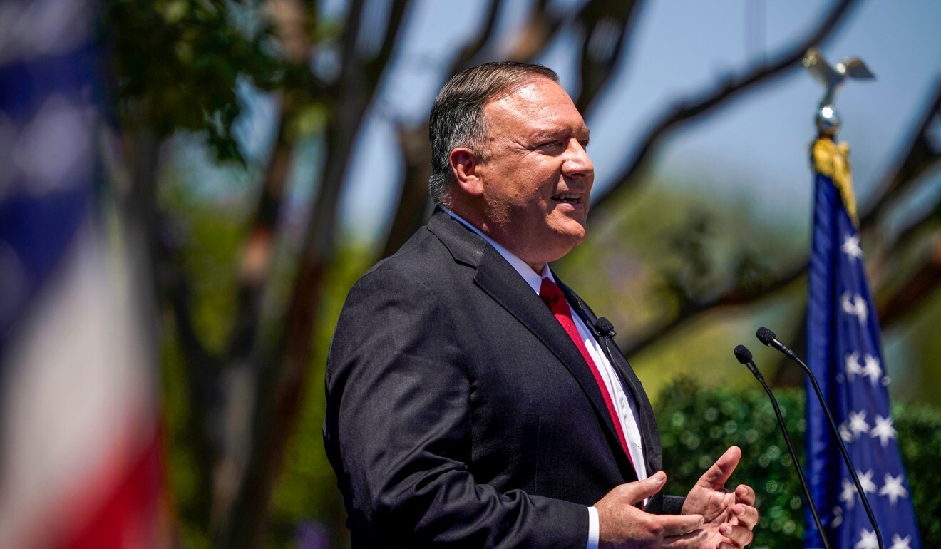US Secretary of State Mike Pompeo said Chinese citizens should work to “induce change” in China. Photo: Reuters