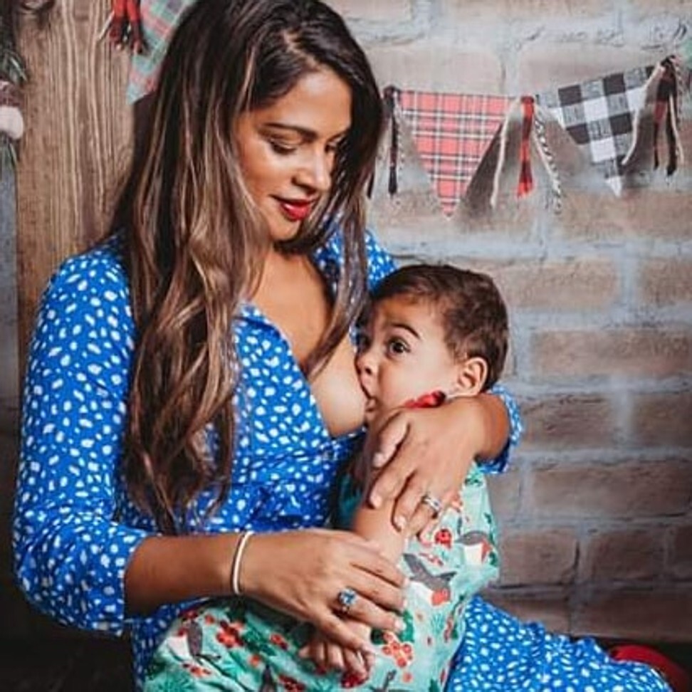 Thomas says the stigma around breastfeeding is mainly down to misogyny and double standards. Photo: Instagram/@ittasteslikelove