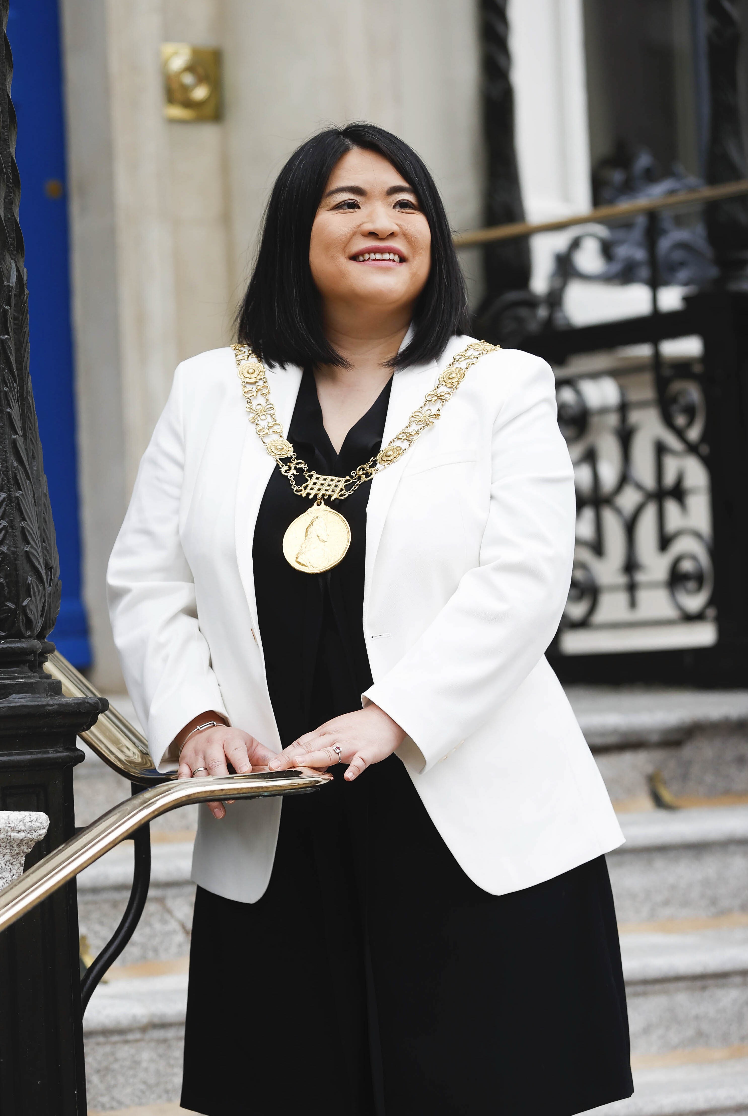 Hazel Chu, the first ethnically Chinese Lord Mayor of Dublin, takes a lot of inspiration from the work ethic of her Hong Kong immigrant parents, and is determined her daughter won’t face the same racism she has growing up in Ireland and lately in politics. Photo: courtesy of Hazel Chu
