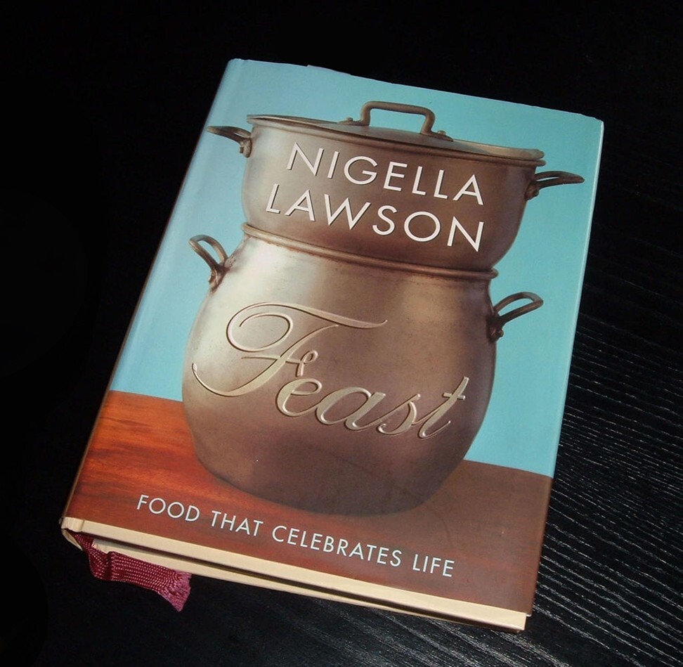 The cover of Lawson’s 2004 cookbook, Feast. Photo: Handout