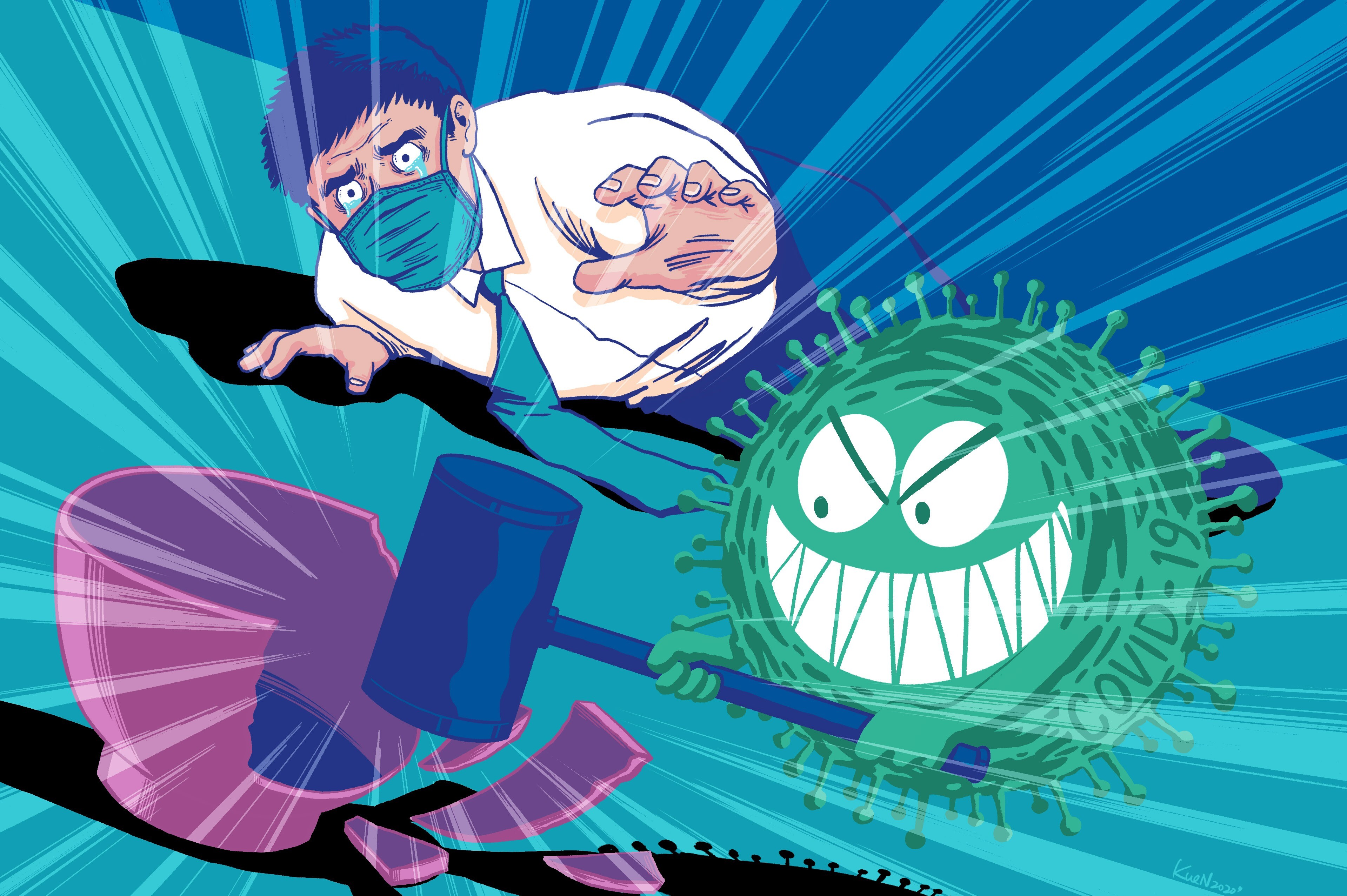 The city’s jobless rate hit a 15-year high of 6.2 per cent from April to June. Illustration: SCMP Graphic