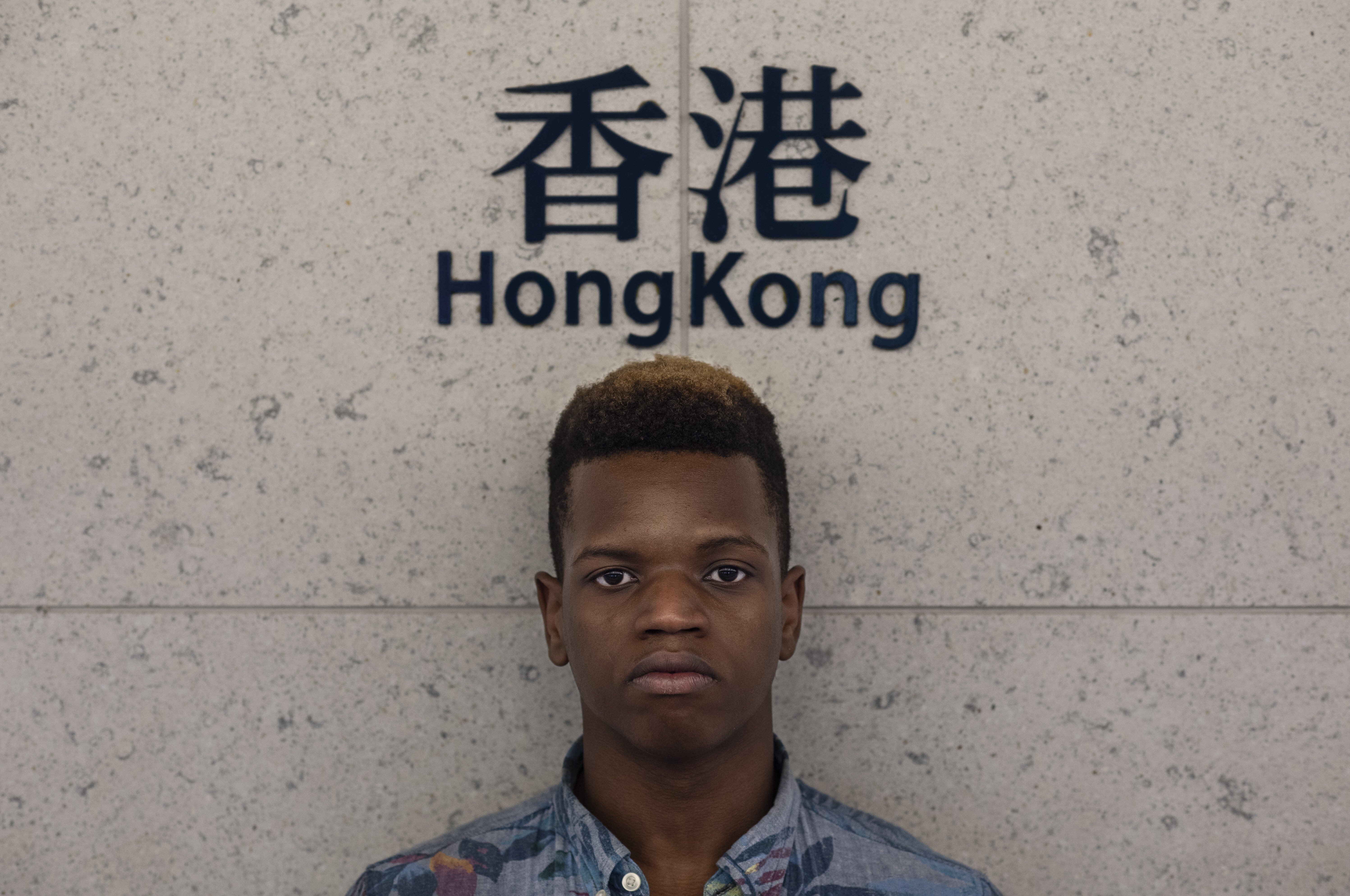 Muvah Kanagbo, who was the only black child at his Hong Kong primary school. Photo: Miguel Candela