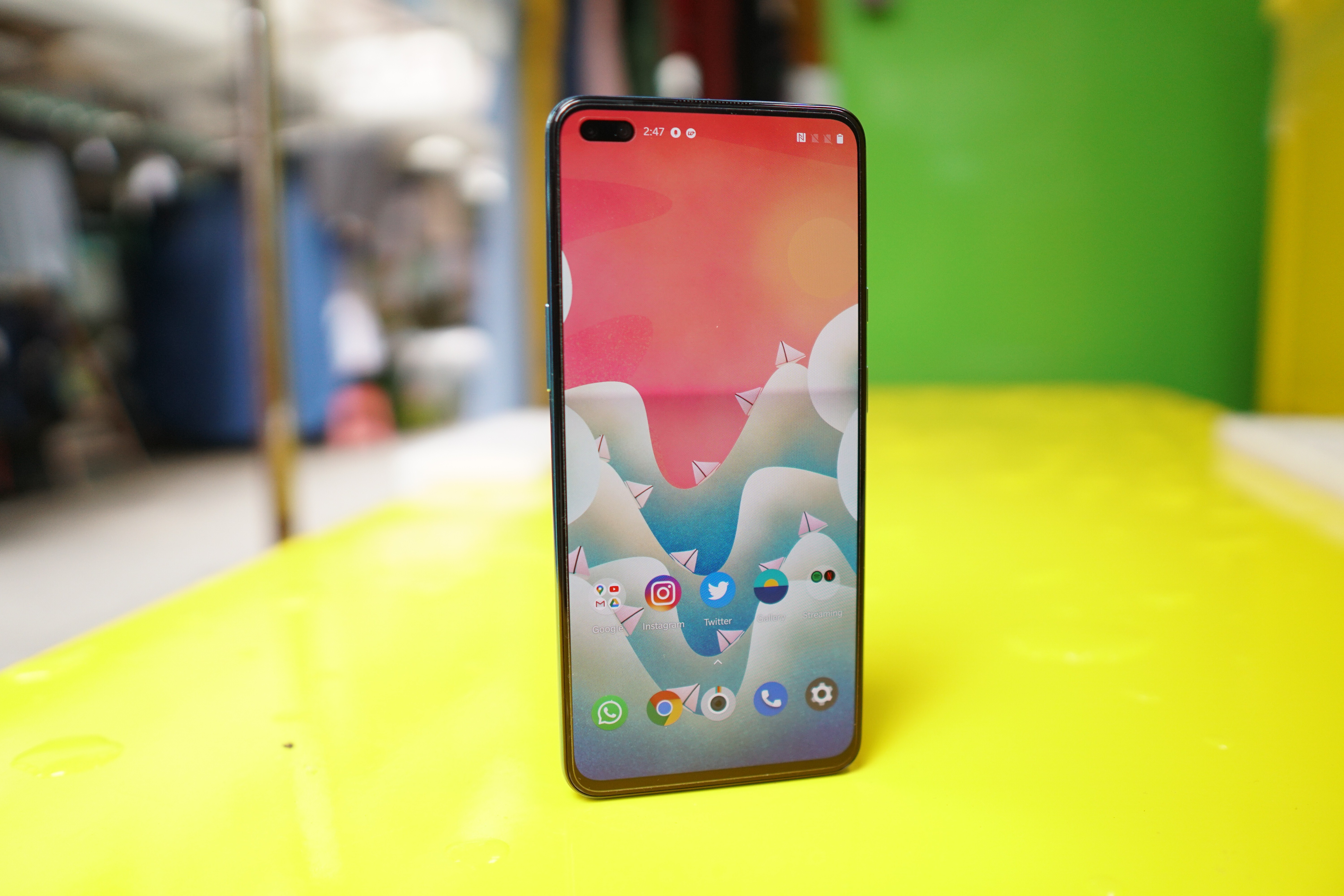 The front of the OnePlus Nord: the latest mid-range phone that offers 90 per cent of flagship performance at less than half the price. Photo: Ben Sin