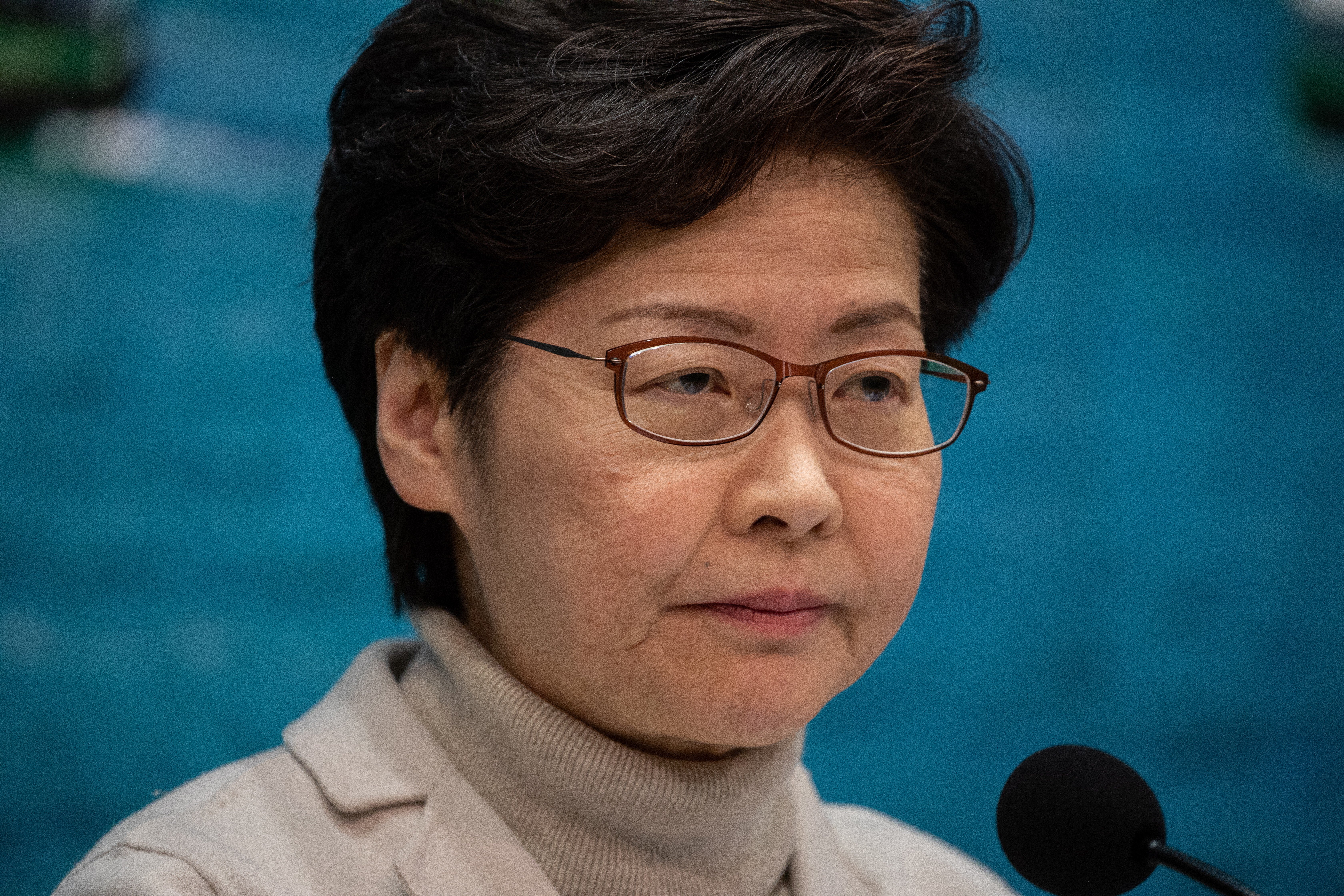 Hong Kong Chief Executive Carrie Lam has declared she will give up her US visa which is due to expire in 2026. Photo: EPA-EFE