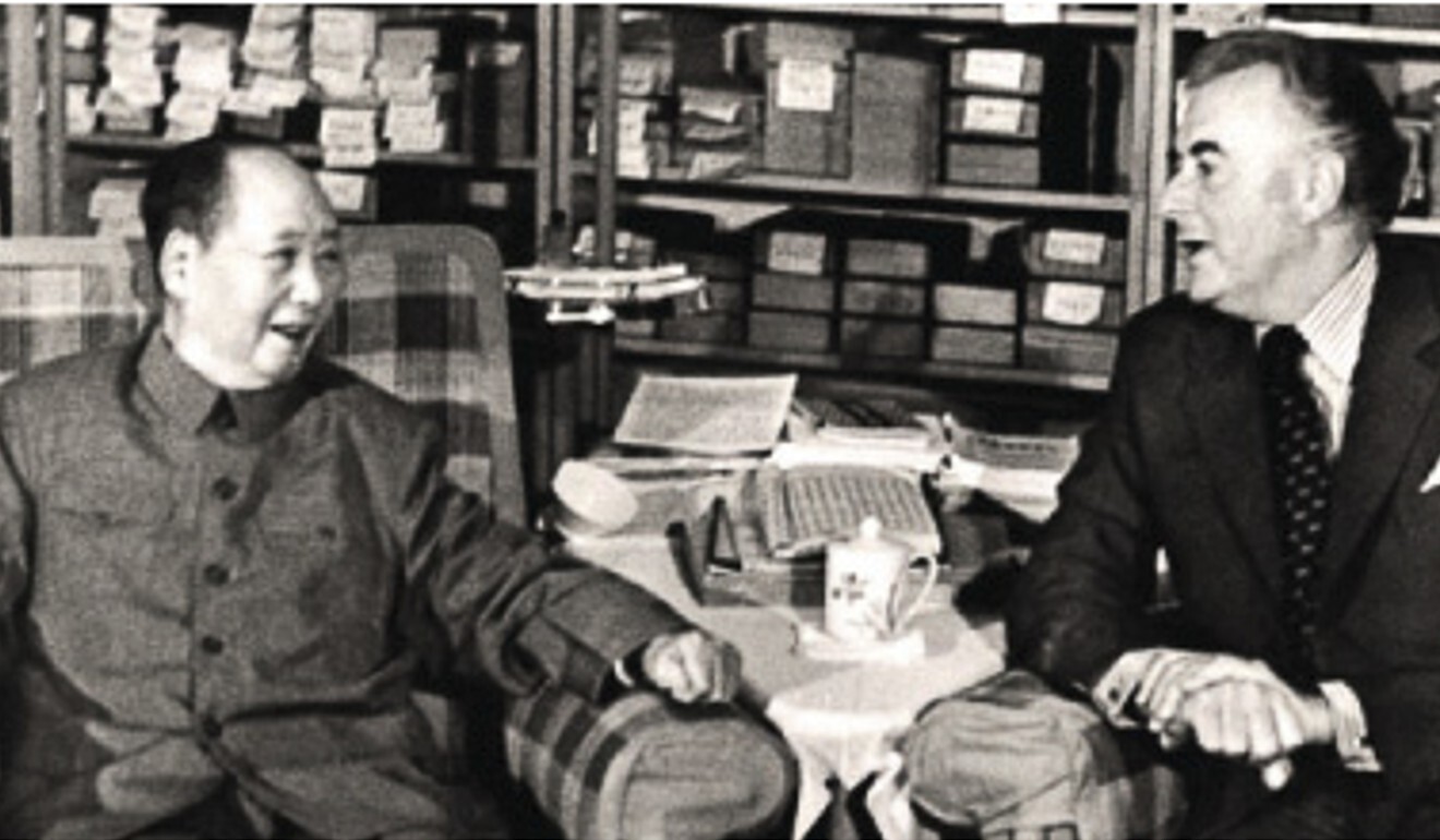 Gough Whitlam meets Mao Zedong in 1973. File photo