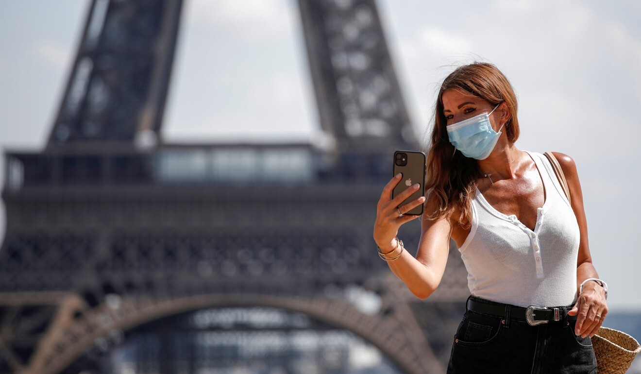 In Paris, people are now required to wear masks in crowded areas and tourists hotspots. Photo: Reuters