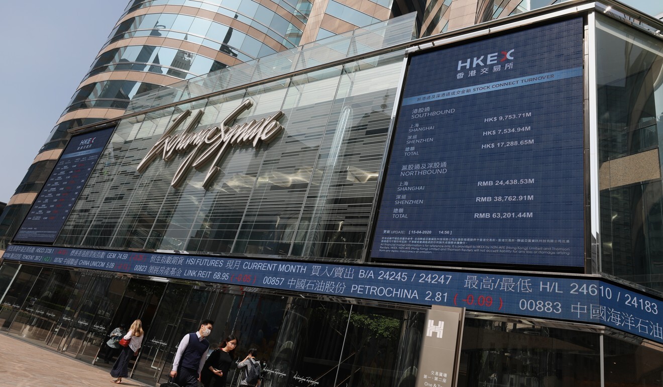 The Hong Kong Stock Exchange in the city’s Central business district. Photo: Nora Tam