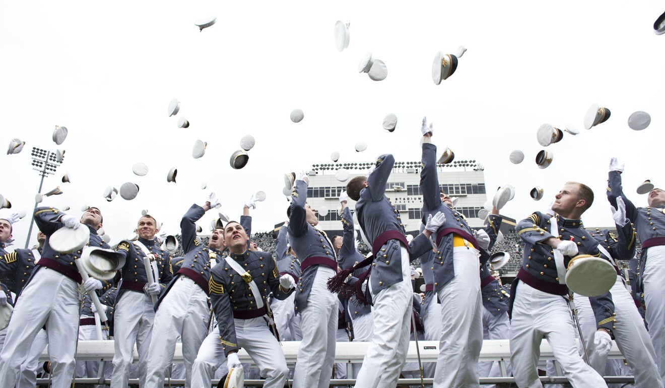 Graduates at the United States Military Academy at West Point, where Hun Manet was educated. Photo: AFP