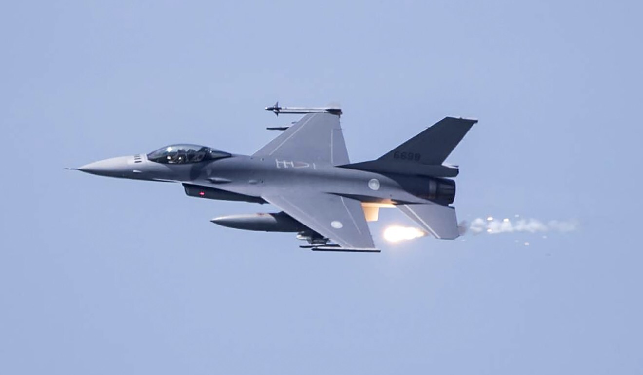 Taiwan’s air force has reportedly renewed an order for its pilots to avoid “misfiring” when they were dispatched to repel fighter jets from the mainland and other aircraft “intruding” into Taiwan’s airspace. Photo: EPA-EFE