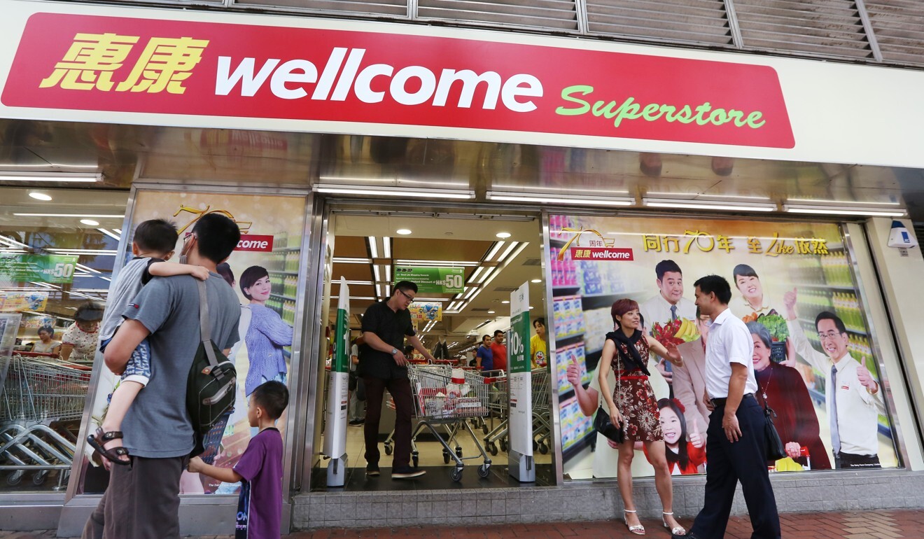 A Wellcome supermarket in Causeway Bay. Photo: Nora Tam