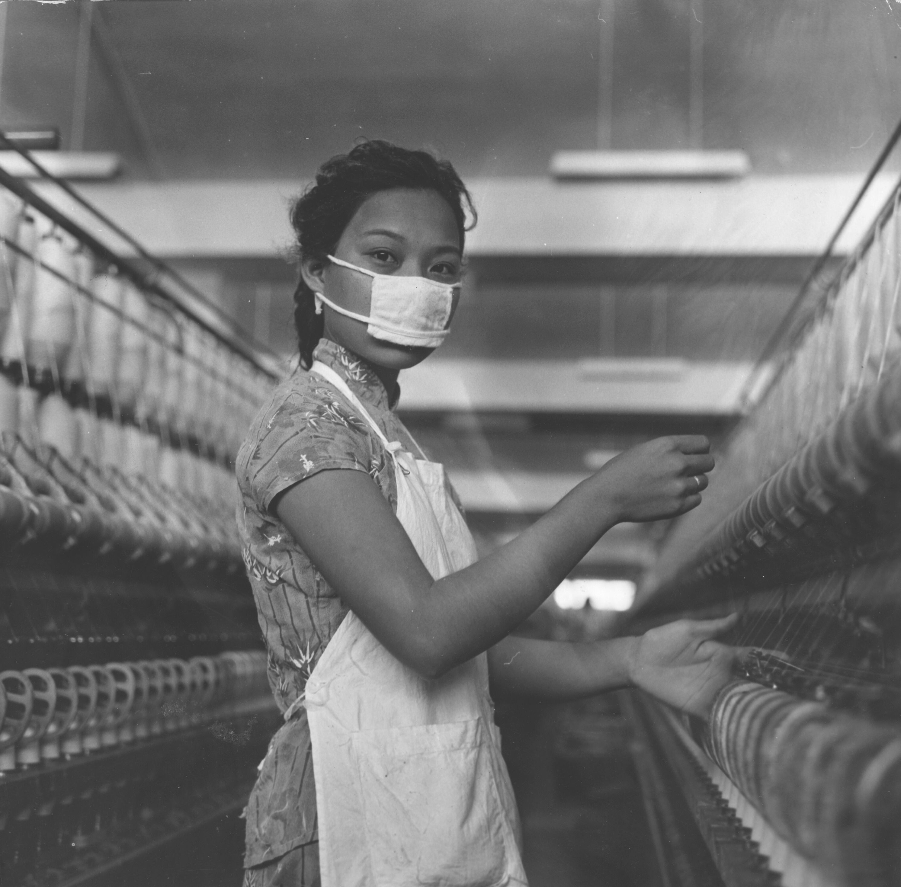 The Nanyang cotton mill in Hong Kong in 1950. Photo: Getty Images