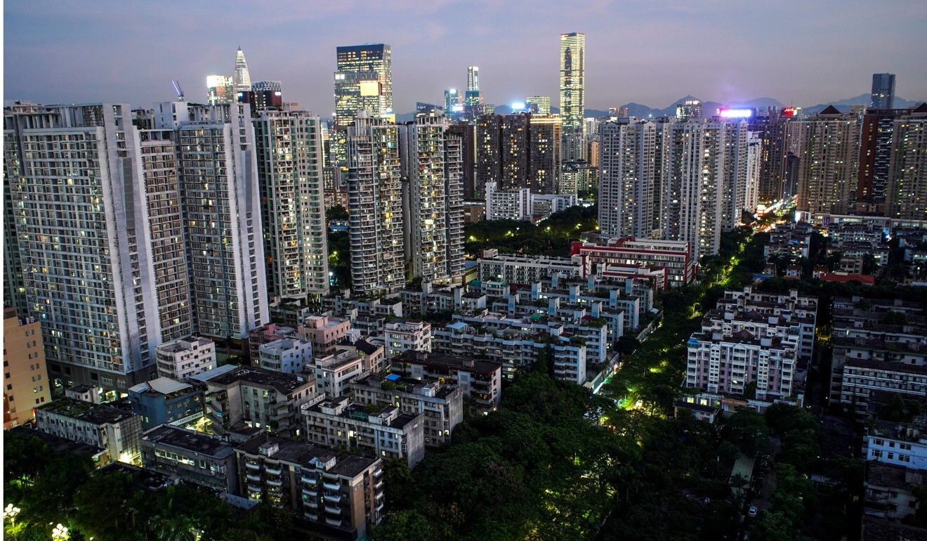 Residential and office buildings in Shenzhen, Guangdong Province, China. Photo: Reuters