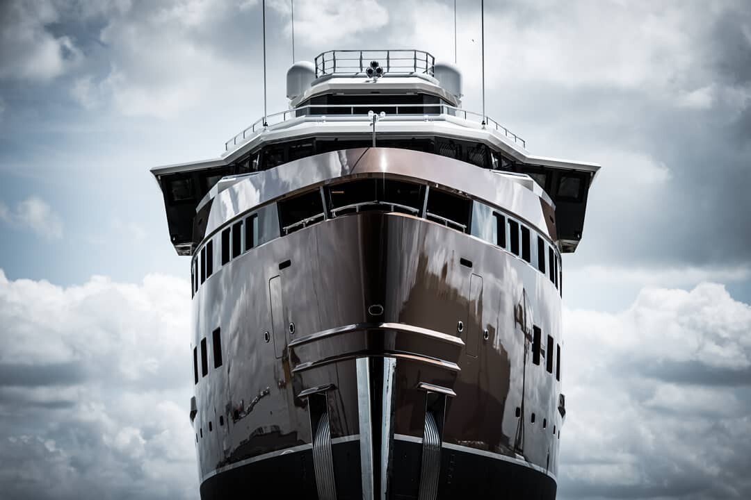 La Datcha by Damen Yachting will set off on its maiden, three-year voyage later this year. Photo: @damenyachting/Instagram