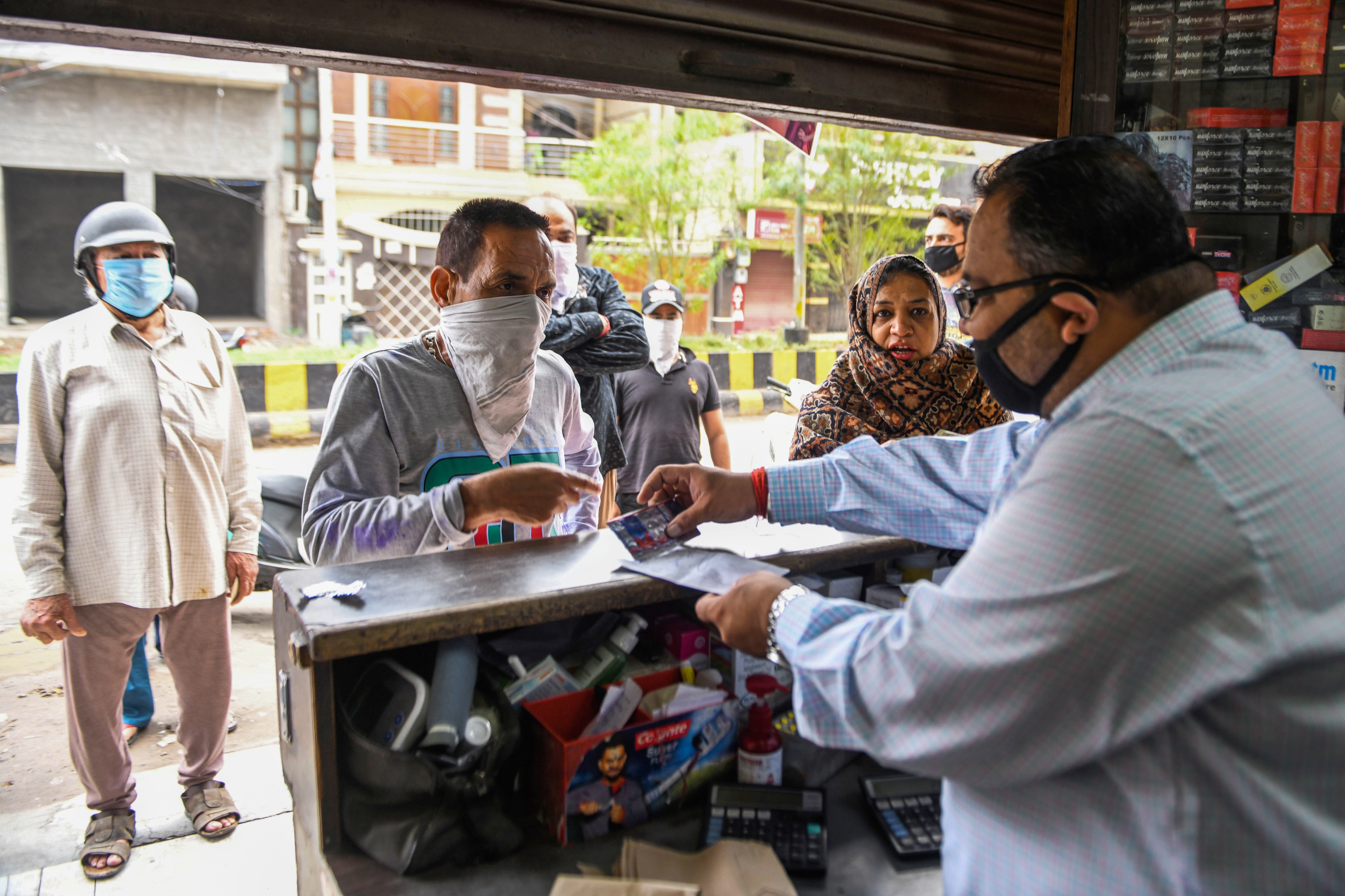 The e-pharmacy sector has expanded rapidly during the coronavirus pandemic although traditional retailers remain. Photo: AFP