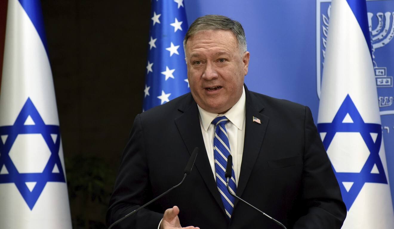 US Secretary of State Mike Pompeo, pictured in Jerusalem on Monday, has been called President Donald Trump’s China attack dog. Photo: AP