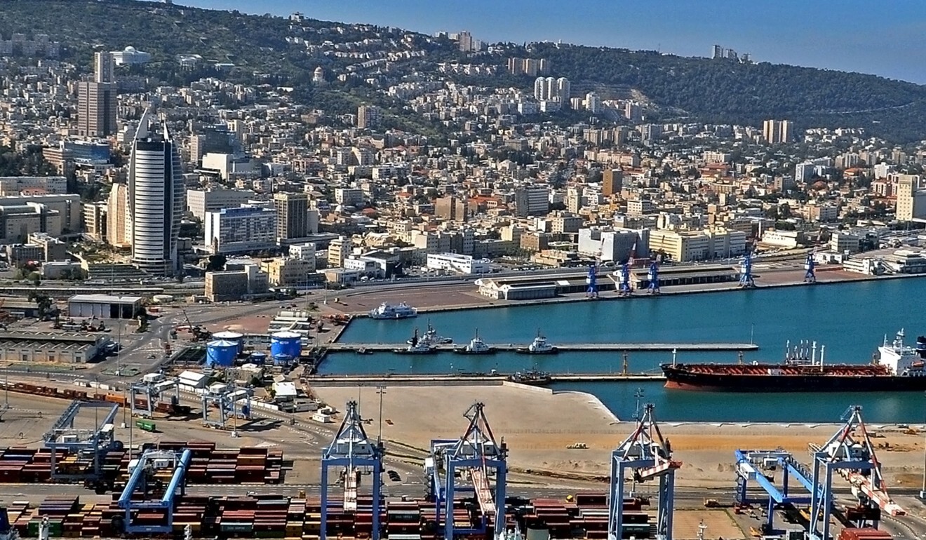 Israel’s port of Haifa. File photo