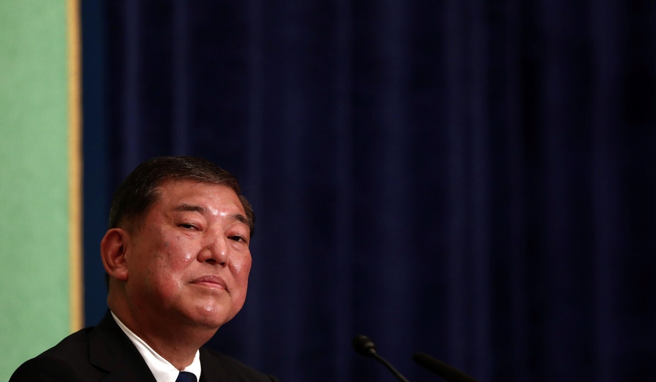 Contender Shigeru Ishiba. Photo: AFP