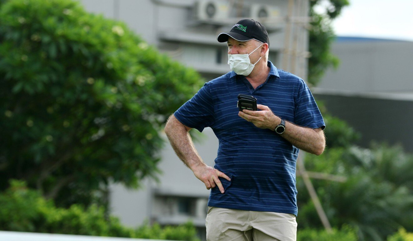 David Hayes at Sha Tin during the off-season.