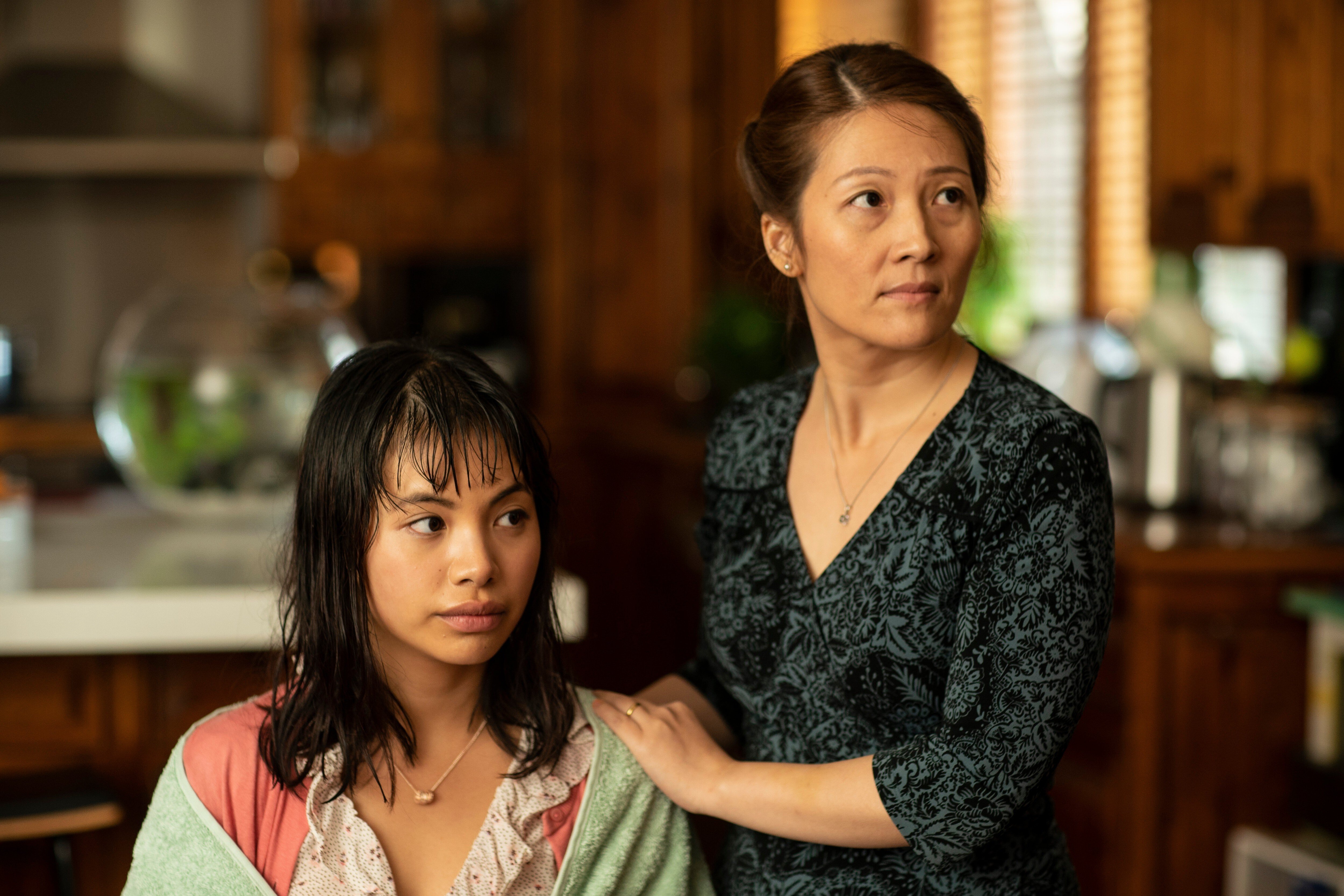 Jillian Nguyen (left) as Sophie Tran and Oakley Kwon as Diane Tran in Hungry Ghosts, a new Australian television series that marks a milestone for Asian-Australian representation.