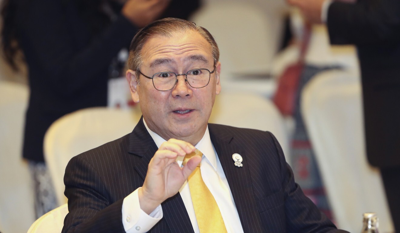 Philippine Foreign Secretary Teodoro Locsin Jnr recommended terminating contracts with Chinese companies involved in building artificial islands. Photo: AP