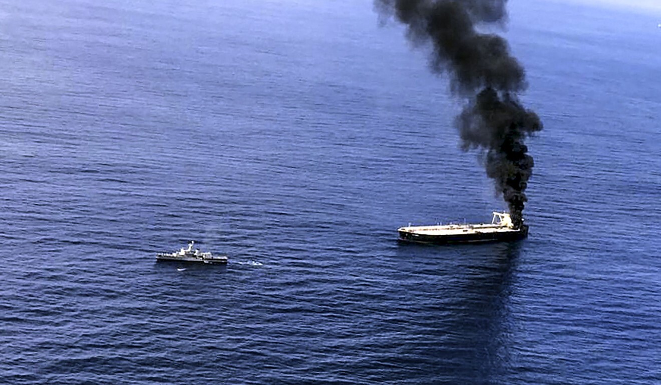 Tanker with 2 million barrels of oil catches fire off Sri Lanka | South ...